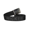 SNICKERS čierny profesionálny opasok s kovovou sponou UNI
