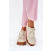 Dámska športová obuv 25SP26-9089 Light beige with pink - NOVINKY 36 sv. béžová s hnědou