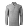 Polokošeľa pánska MALFINI® Pique Polo LS 221 tmavosivý melír veľ. XL