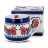 Porcelánový hrnček DUO ETNO INDIGO 430 ml