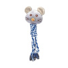 Plyšová hračka Nobleza - Myš s lanom 31cm Farba: Modrá