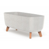 PROSPERPLAST Kvetináč GRACIA CASE ECO WOOD biely 58cm