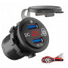 NABÍJAČKA NAPÁJACÍ ADAPTÉR 2x USB QC3.0 VOLTOMER 3A 24V