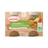 BABYBIO Príkrm zeleninová zmes 2x 130 g
