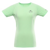 ALPINE PRO BONDA 2 Zelená/Tyrkysovo zelená DÁMSKE RÝCHLOSCHNÚCE TRIČKO S COOL-DRY L