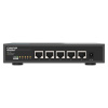 QNAP switch QSW-3205-5T (5x 10GbE port, pasiv. chladenie, podpora 100M/1G/2,5G/5G a 10G)