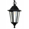Závesná záhradná lampa E27 Maják IP44 čierna (Závesná záhradná lampa E27 Maják IP44 čierna)
