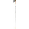 LEKI Nordic Walking palice Speed Pacer Vario, svetlá antracitová-čierna-neónovo žltá - 110–120 cm