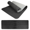 Lifefit Podložka Yoga MAT Lotos Duo 183x58x0.6cm čierna