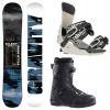 GRAVITY SET Snowboard Silent + viazanie Drift Stone Black+ topánky Head Three Lyt Boa Focus
