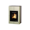 Teplovzdušná krbová kamna HS Flamingo SAPORO 11 kW olivová