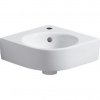 Geberit Selnova Compact Rohové umývadlo 45x39,5 cm, biele 501.519.00.7