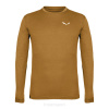 SALEWA PUEZ MELANGE DRY LONG TEE GOLDEN BROWN MELANGE 2024 M