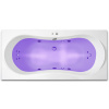Arttec ARTTEC KRONA SURF + CHROMO 170 x 80 hydromasážna akrylátová vaňa Biela PAN04391
