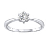 Silvego Strieborný prsteň SOPHIA so Swarovski® Zirconia JJJR0849sw