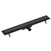 Cersanit TAKO 80, Lineárny odtokový žľab s obojstranným roštom 80cm, Čierna, S907-019 S907-019