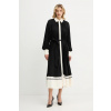 Šaty Karl Lagerfeld čierna farba, midi, oversize, A4W13047 34