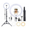 Kozmetická lampa - Krúžková doplňte svetlo QL-268 krúžková lampa (Ring Lamp 60 W make -up prsteň statív 220 cm)