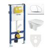 Mereo Mereo, WC komplet pre sádrokartón s príslušenstvom, MER-MM02SETR