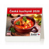 Helma - MiniMax - stolný kalendár Česká kuchyňa 2026, 17,1 × 13,9 cm