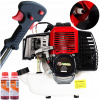 Motor do kosačky, krovinorezu - MOTOR NA BENZÍNOVÝ KROVINOREZ + OLEJ 200ML RÚČKA (Motor pre rýchlu rukoväť Kosa Kosa + olej 200 ml)