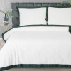 EUROFIRANY MAKOSATÉNOVÉ OBLIEČKY REINA25B 200X220 CM, 2 KS 70X80 CM BIELE