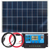 Solárny panel polymorfný 100 W 12 V+regulátor