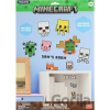 Samolepky na stenu 4 listy Minecraft: Postavy