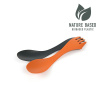 LIGHT MY FIRE Spork Medium 2-pack rustyorange/slatyblack
