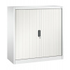Kancelárska skriňa Omnispace - Sideboard, zalamovacie dvere, 1200 x 420 x 1230 mm, biela