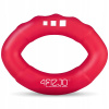 Stlačovač 4FIZJO Silikónový stlačovač rúk Hand Grip Red
