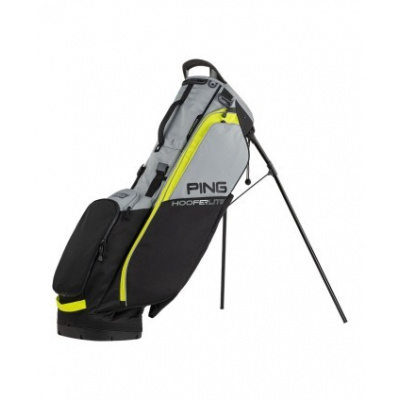 Golfový bag na nosenie Ping Hoofer Lite Bag na nosenie (Stand bag) Čierna/Žltá