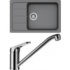 Set Schock S24-6 (dřez Formhaus D-100LS Croma + baterie Cosmo Chrom)