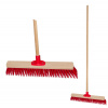 TRACIK Metla priemyselná PVC + drevená násada Veľkosť: 400 mm + násada DOPREDAJ