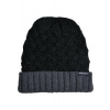 Braid Knit Beanie Black/Heather Grey čierna One Size Urban Classics 4065812278074