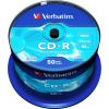 Médiá VERBATIM CD-R 700MB, 52x, spindle 50 ks (43351)