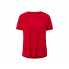 Tchibo - Športové tričko - pre dámy - veľ. M 40/42 - farba: červená/s potlačou