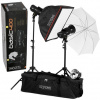 Foto svetlo Terronic Basic - 400P KIT štúdiových bleskov Terronic (FY4252)