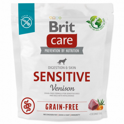 Brit Krmivo Care Dog Grain-free Sensitive Venison 1kg