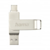 USB kľúč Hama C-Rotate Pro 128GB USB Typ C / USB 3.0 Strieborný