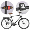 LED LAMPKA Zadná cyklistická na bicykel Zadná časť SMEROVKY Ovládaná diaľkovým ovládačom