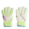 adidas Predator Match Fingersave Goalkeeper Gloves Adults White/Yellow 9