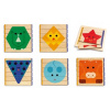 Djeco dřevěné puzzle barevná zvířata