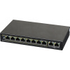 PoE Switch Pulsar S108-90W, 10-portový, pre 8 kamier