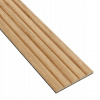 Dekoratívny MDF ryhovaný panel na plsti do obývačky, DUB PRÍRODNÝ