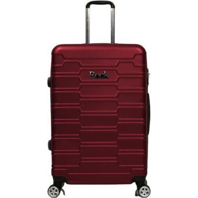 Cestovný kufor Rock TR-0231-L ABS - červená (TR-0231/3-L_BORDEAUX-RED)