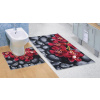 Bellatex Koupelnové předložky 3D tisk sada - sada 60x100, 60x50 cm orchidea