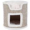 Odpočívadlo TRIXIE Ria Cat Tower světle šedé-přírodní 37 cm 1ks