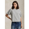 Bavlnené tričko Polo Ralph Lauren dámske, šedá farba, 211967106