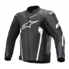 Bunda na motorku Alpinestars Faster V2 black/white vel. 52